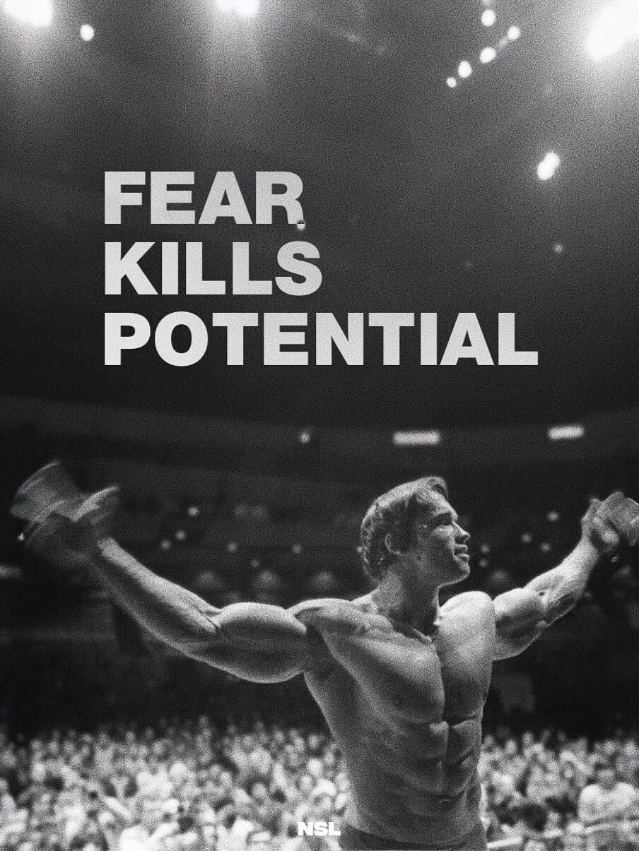 Fear Kills Potential A2 Poster