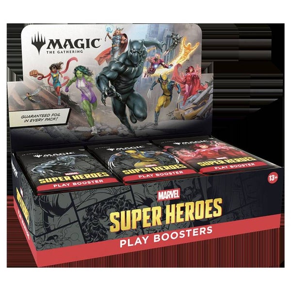 Magic Marvel Super Heroes - Play Booster Display