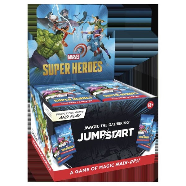 Magic Marvel Super Heroes - Jumpstart Booster Display