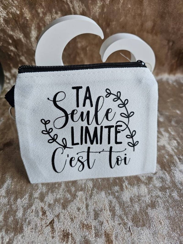 Porte monnaie citation 1