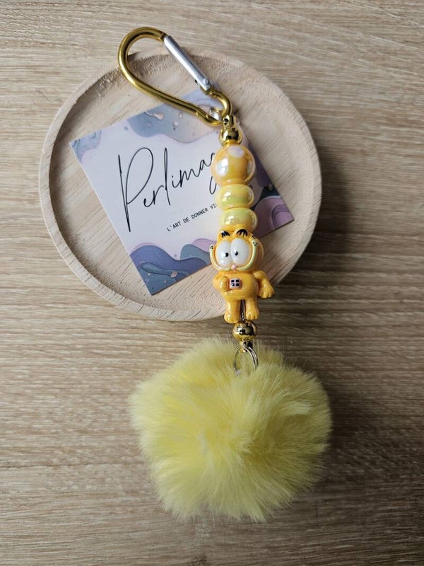 Porte-clés chat rigolo