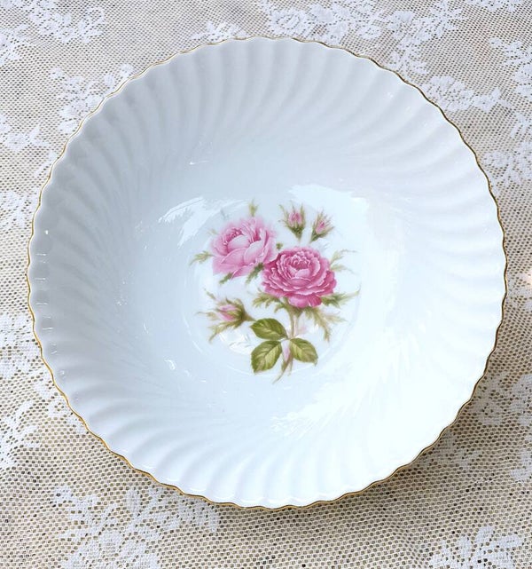 Brood/ salade/ dessertschaal Kaiser Moosrose 2x