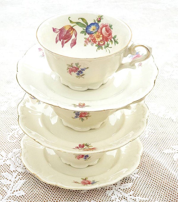 Theekop en schotel Bavaria 3x