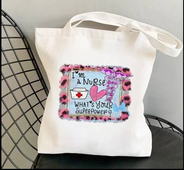 Nurse tas canvas