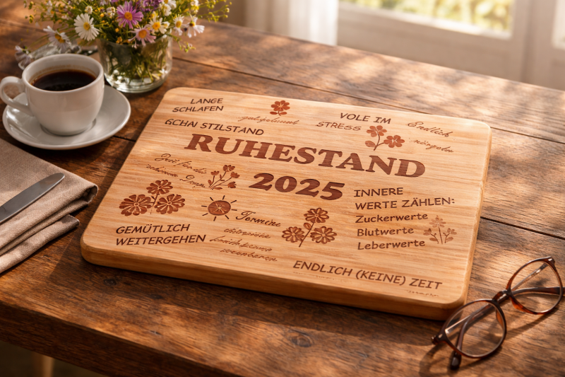 Frühstücksbrett graviert