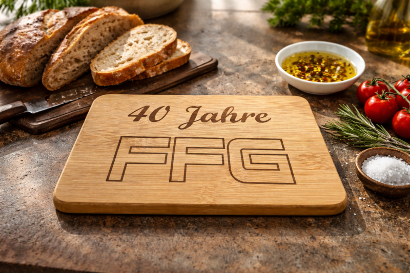 Bambus Brett graviert