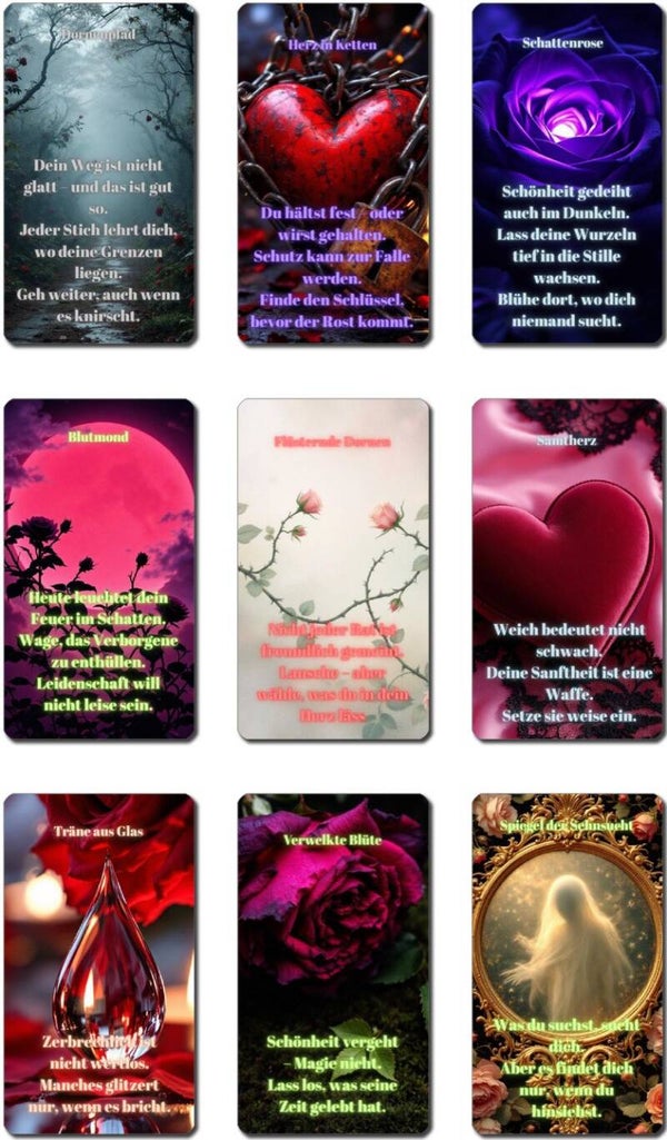 Herz & Schatten – Botschaften der dunklen Rosen❗❕❗