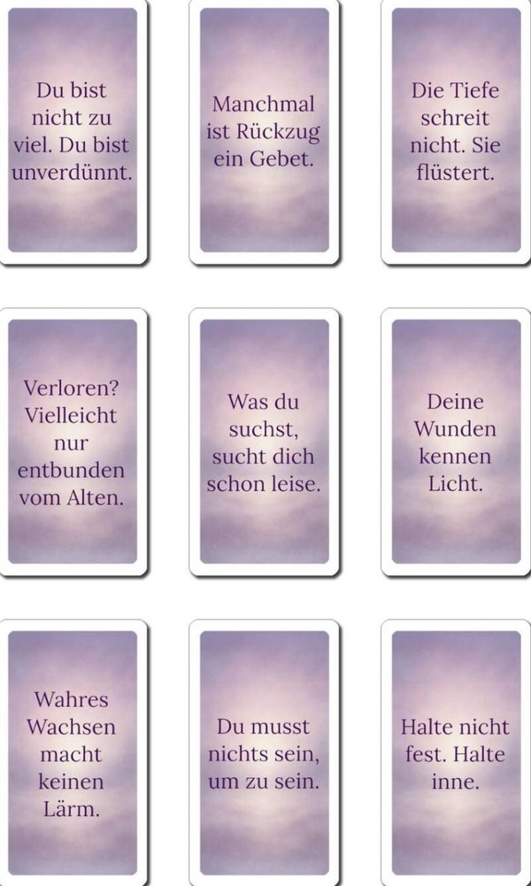 Tiefer als Worte – Seelenkarten für stille Erkenntnisse