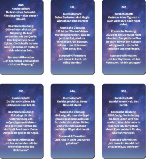 111 Wünsche, 222 Wege, 333 Wunder – Das Engelzahlen-Deck