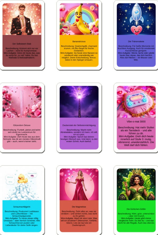 Welche Fantasie wird heute bedient? - Ein Kartendeck zwischen Lust, Lachen und Selbstermächtigung ❗❕❗