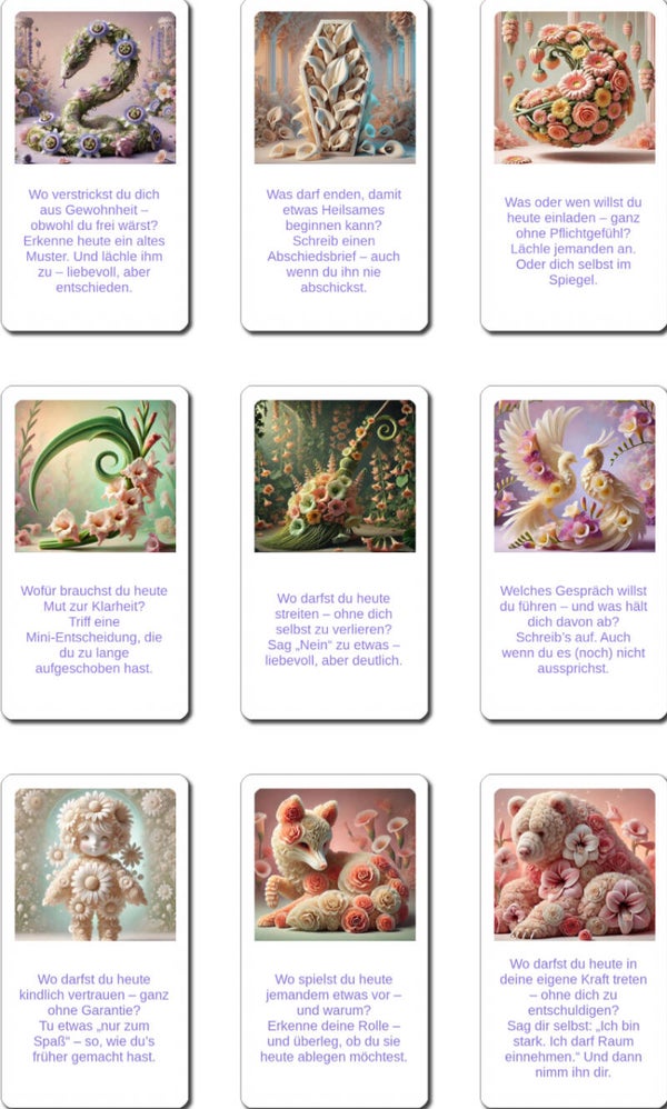 Blütenflüstern – Das Lenormand der Blumenweisheit❗❕❗