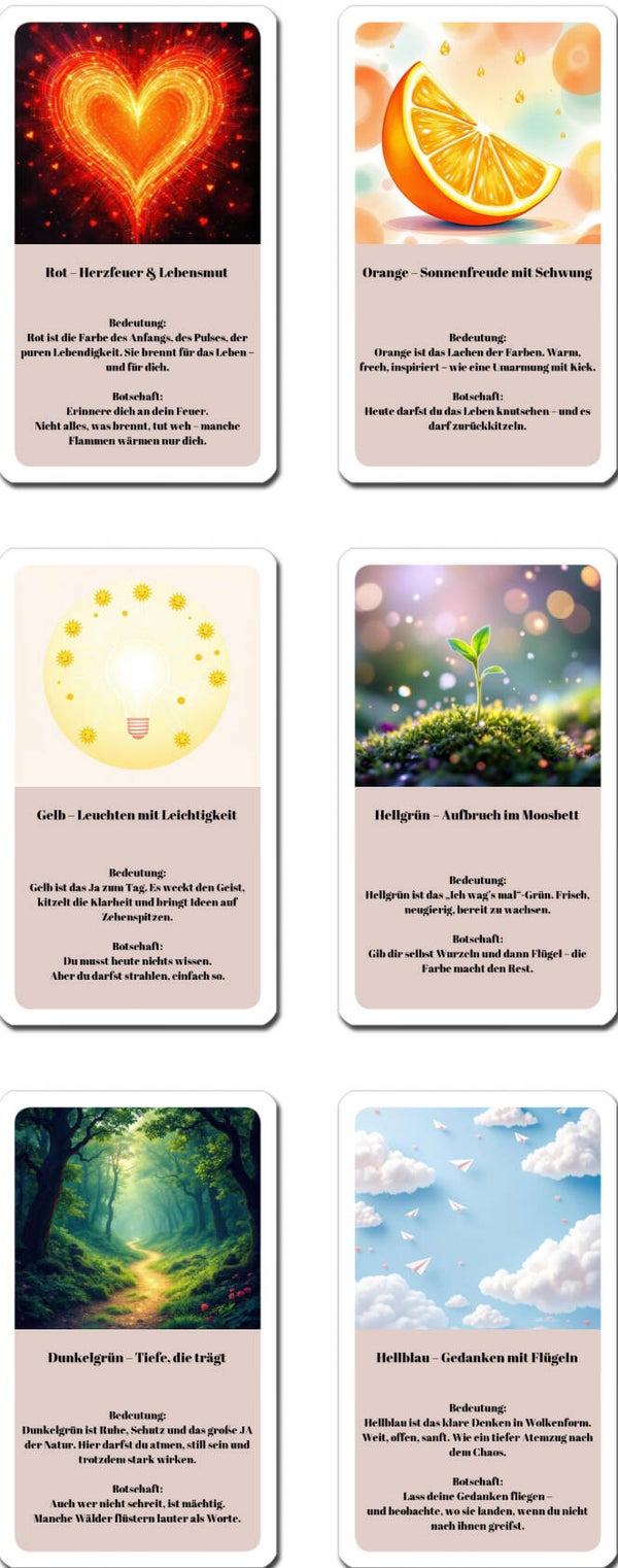 Farben-Welt – Wenn deine Seele malt ❗❕❗