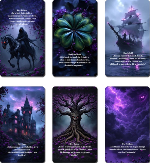 Dämonenflüstern – Lenormand der dunklen Rosen ❗❕❗