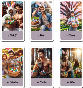 Ei ahnt was – Das Oster-Lenormand