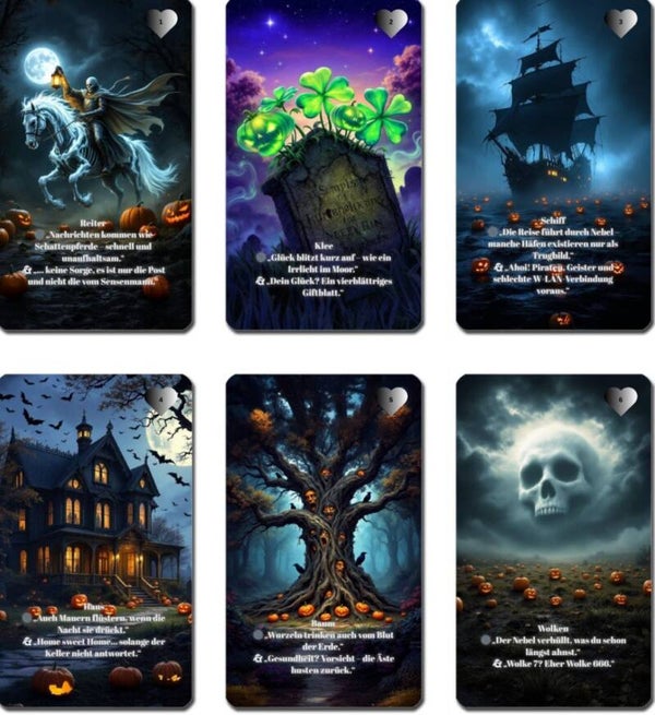 Zwischen Kürbis & Knochen – Das Spuk-Lenormand❗❕❗