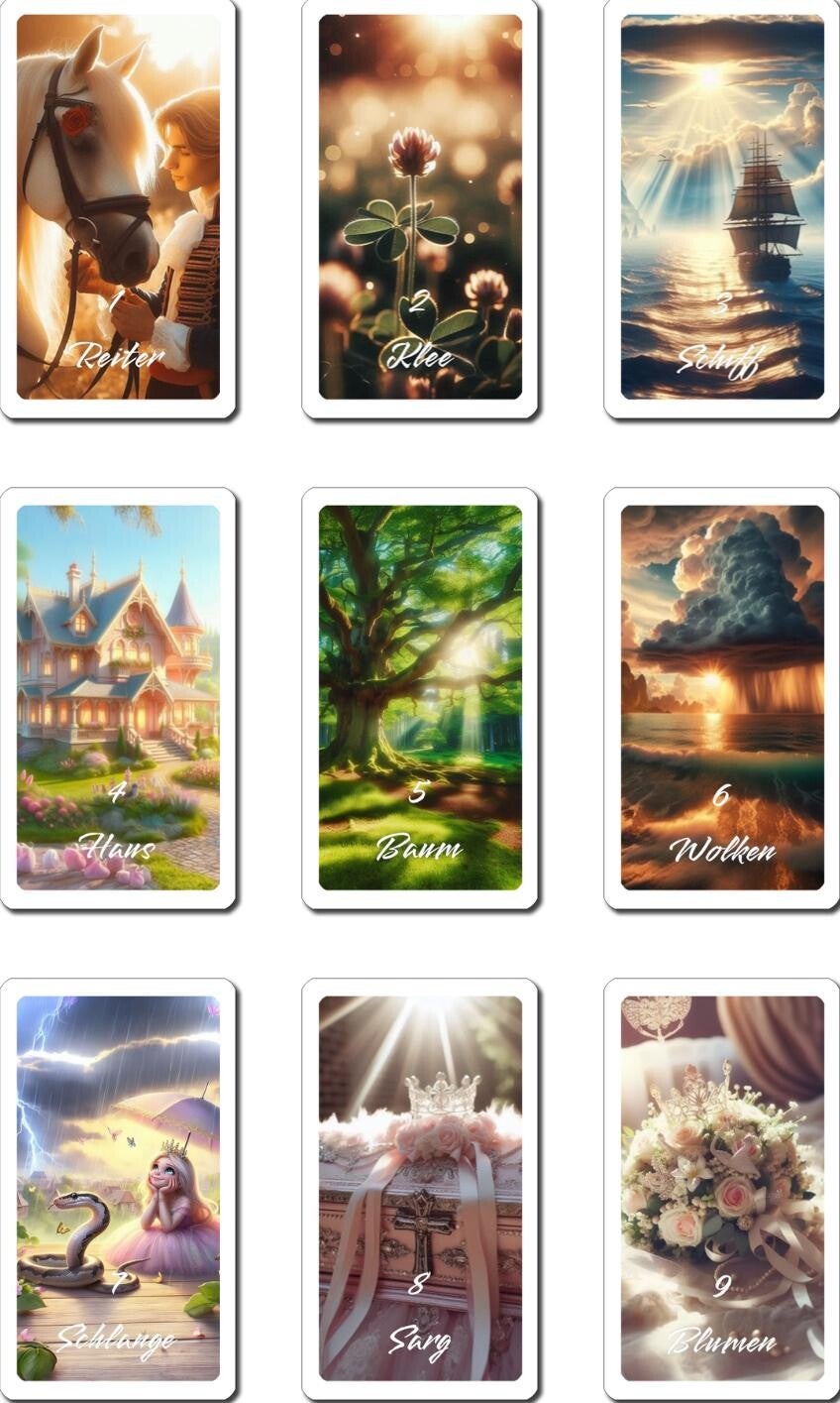 Herzgeflüster & Kartenküsse – Das romantische Lenormand