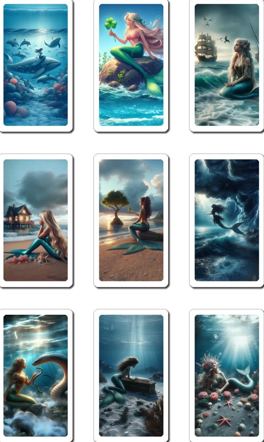 Flüstern der Wellen – Das Meerjungfrauen-Lenormand