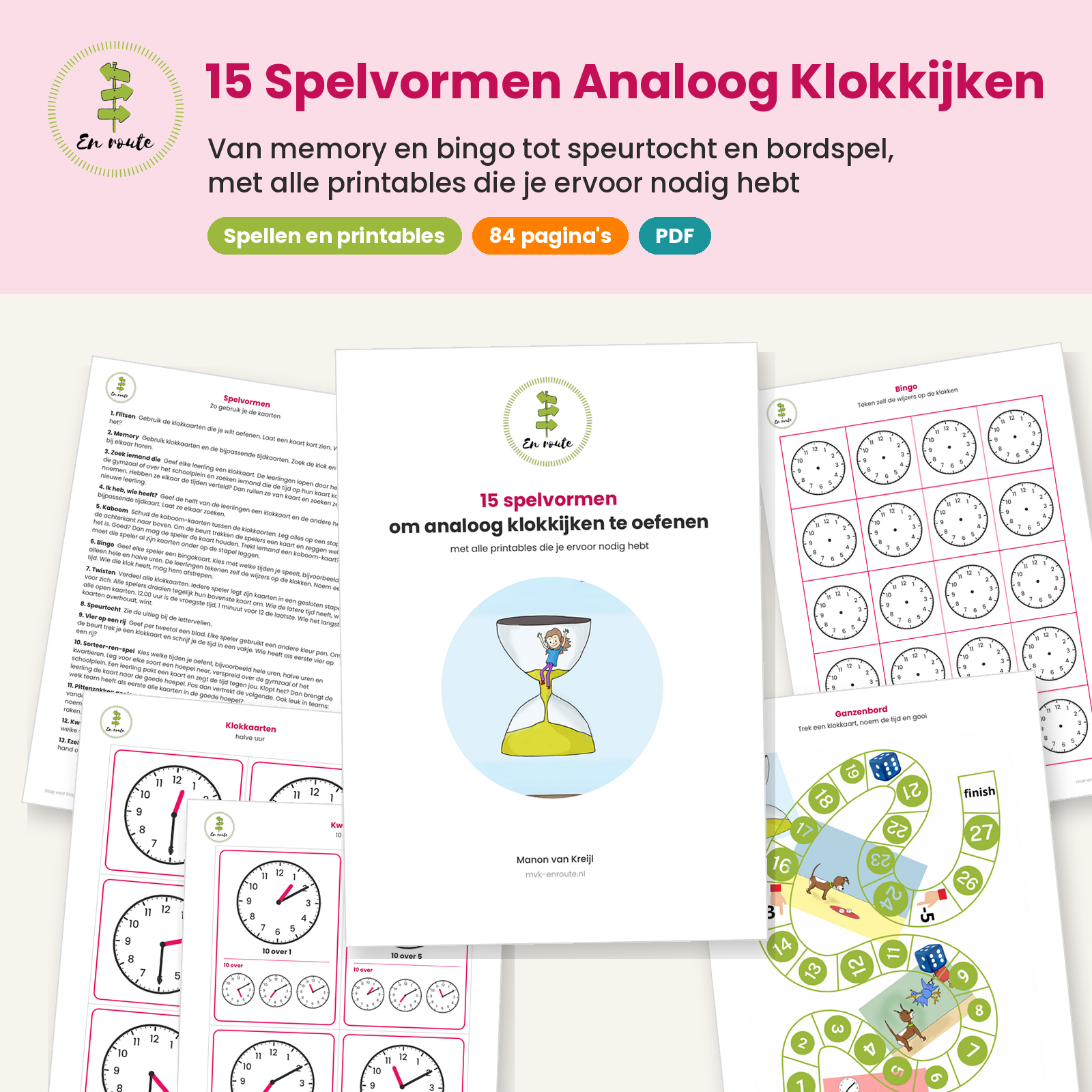 15 spelletjes en ideeën om analoog klokkijken te oefenen - inclusief alle printables