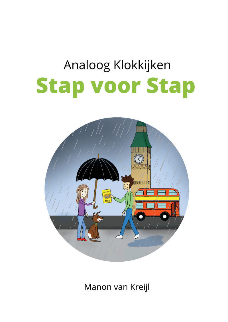cover werkboek analoog klokkijken stap voor stap
