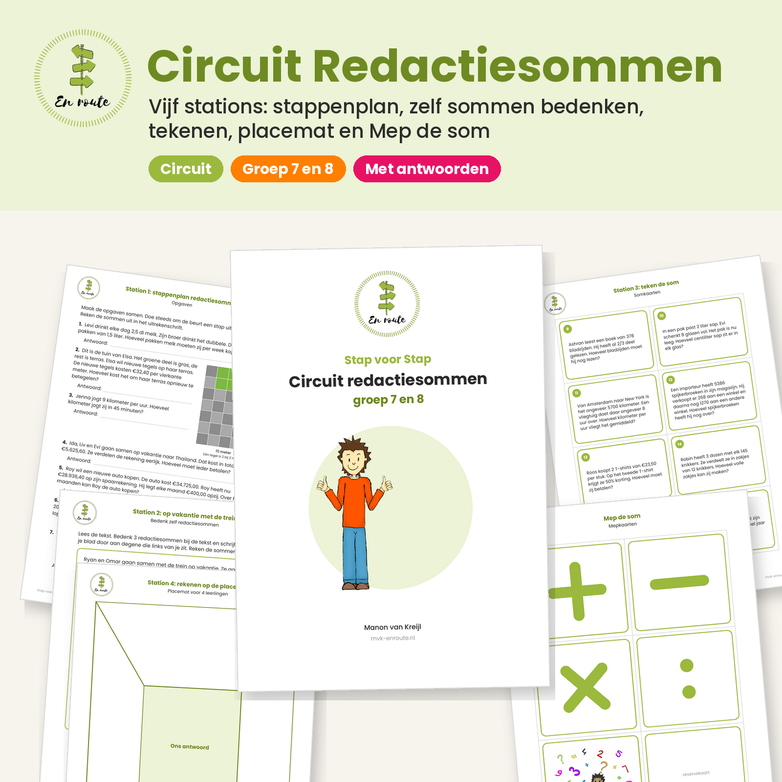 Circuit Redactiesommen Stap voor Stap groep 7 en 8
