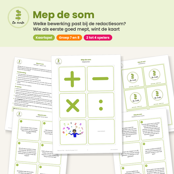 Mep de Som, redactiesommen, groep 7 en 8