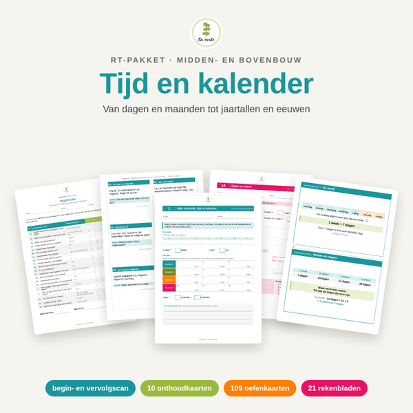 RT-pakket midden- en bovenbouw Tijd en Kalender