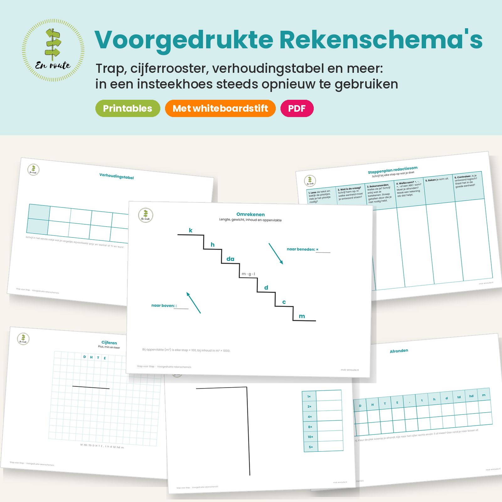 Voorgedrukte Rekenschema's