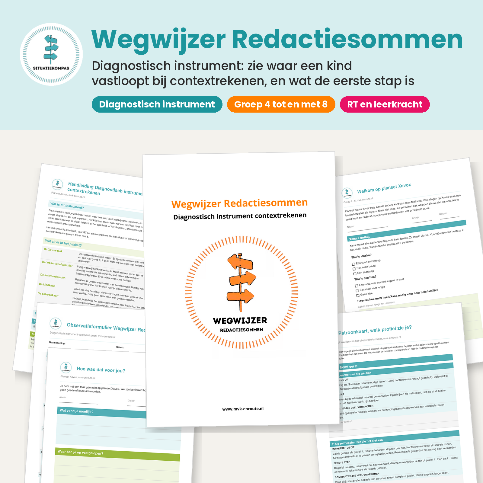 Wegwijzer Redactiesommen, diagnostisch instrument contextrekenen