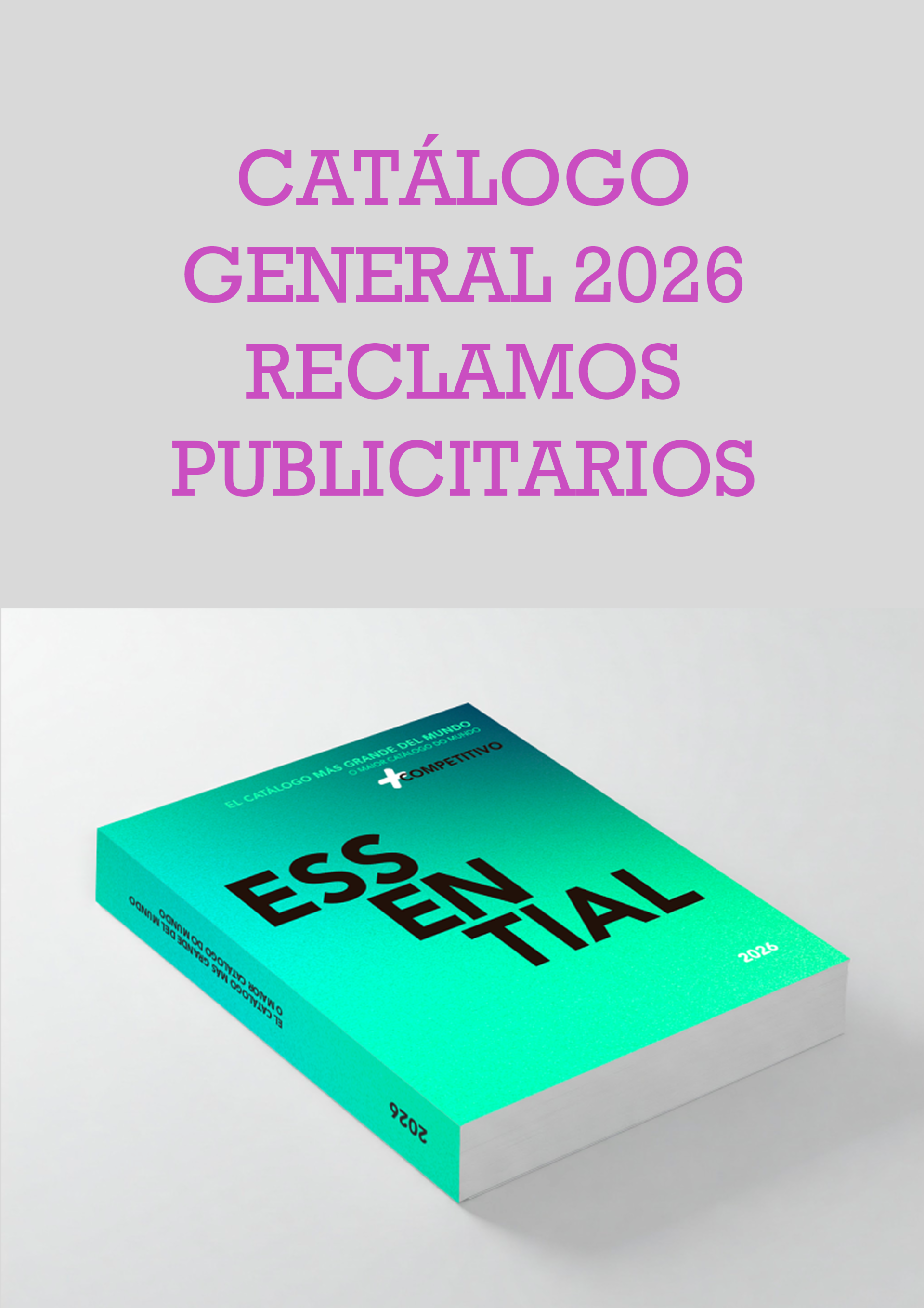 CATALOGO GENERAL RECLAMOS