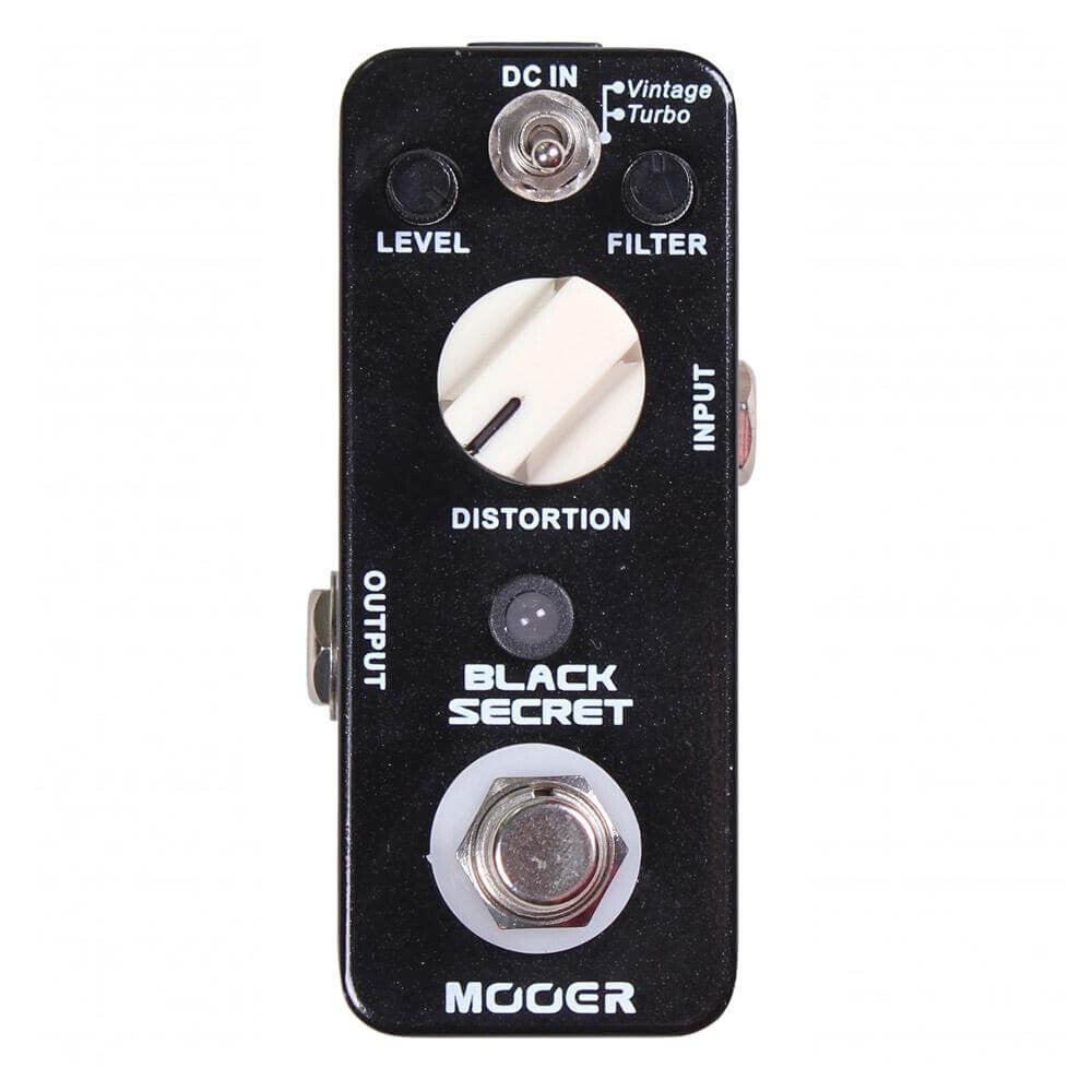 MOOER Black Secret - Effetto DISTORSORE a pedale per chitarra