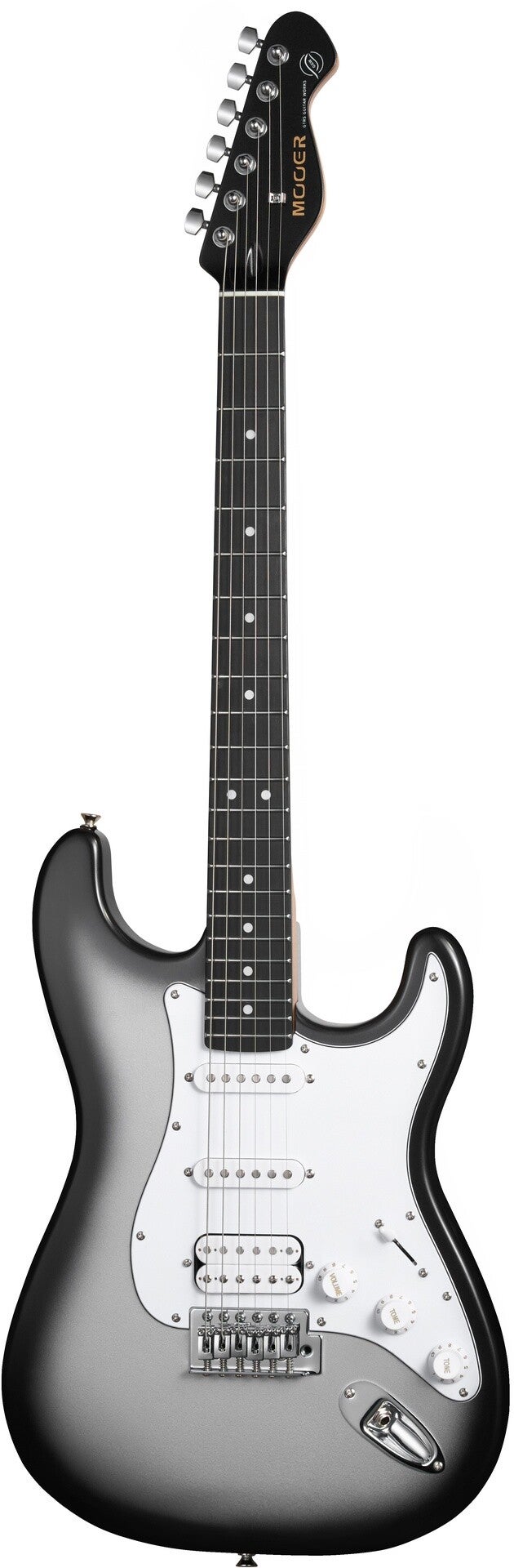 MOOER MSC12 Pro Iron Silver - Chitarra elettrica