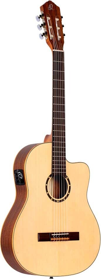 ORTEGA RCE125SN - Chitarra classica elettrificata con corpo thinline.