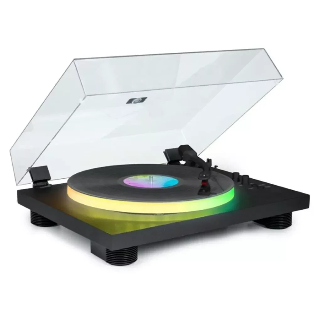 Majestic TT 64 Giradischi 33/45 Giri – Con Altoparlanti Esterni 30W, Ingresso/uscita Audio Wireless E Porta USB