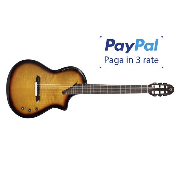 Martinez HISPANIA Sunburst Chitarra classica