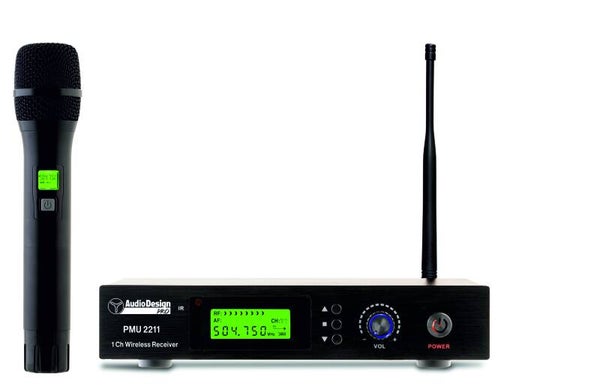 AUDIODESIGN  PMU 2211 Microfono wireless UHF 1 canale