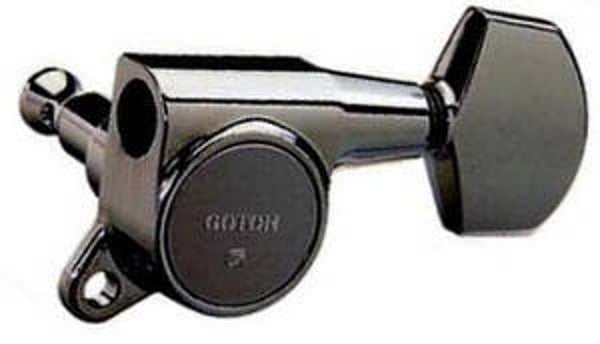 GOTOH SG381 CK 01 – Set Meccaniche L3+R3 per chitarra – Cosmo Black