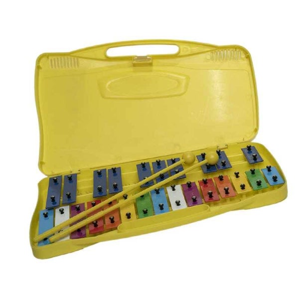 Glockenspiel/Metallofono a 25 tasti tasti colorati