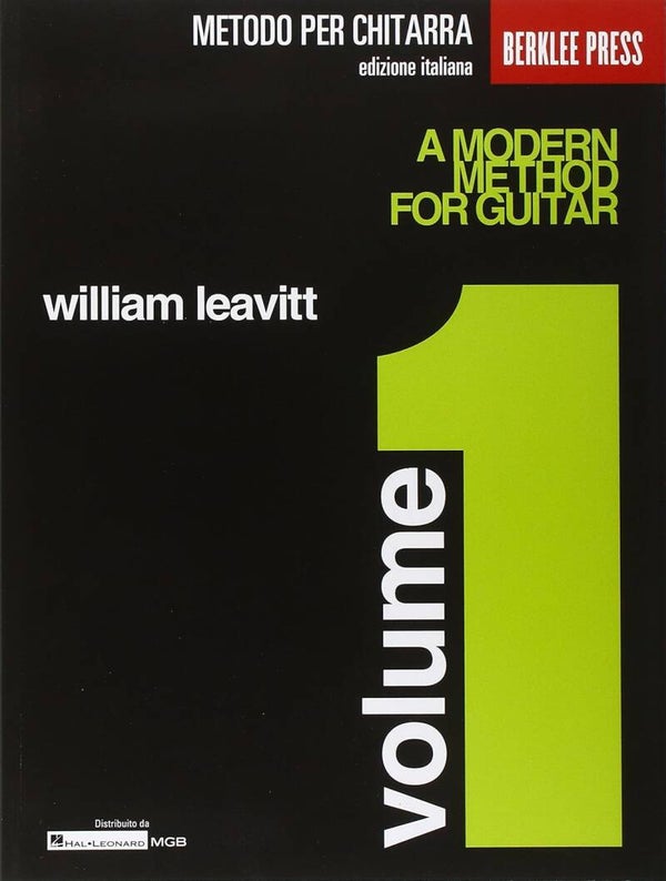 Metodo moderno per chitarra volume 1 William Leavitt
