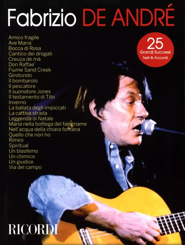 Fabrizio De André. Canzoniere Grandi Successi
