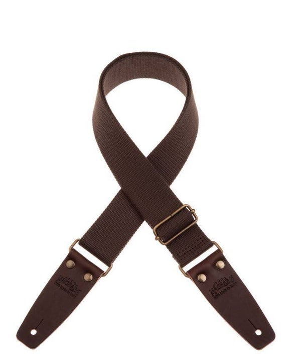 Magrabo’ Stripe SC Entry Marrone 5 cm terminali Marrone Scuro fibbia Ottone Antico