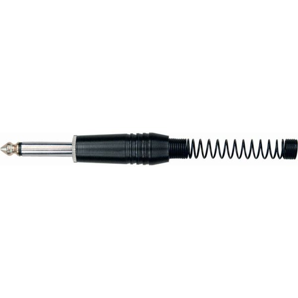 QUIKLOK Connettore Jack Mono 6.3 in metallo nero