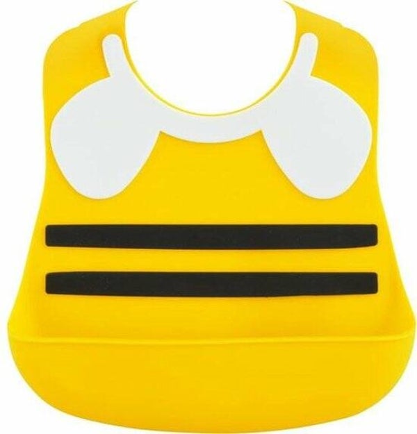 Vrolijk siliconen slabbetje BPA-vrij