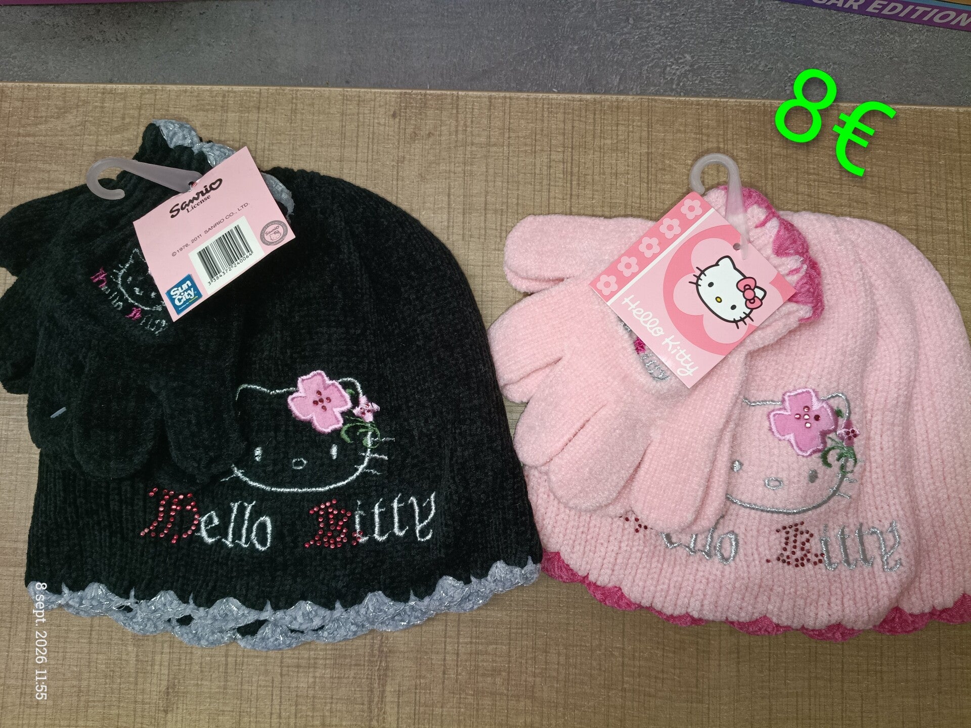 Bonnet avec gants