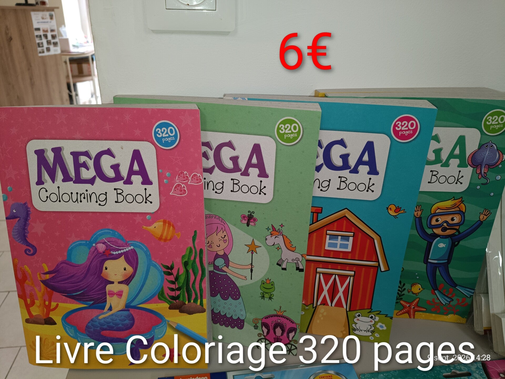 Livre coloriage 320 pages