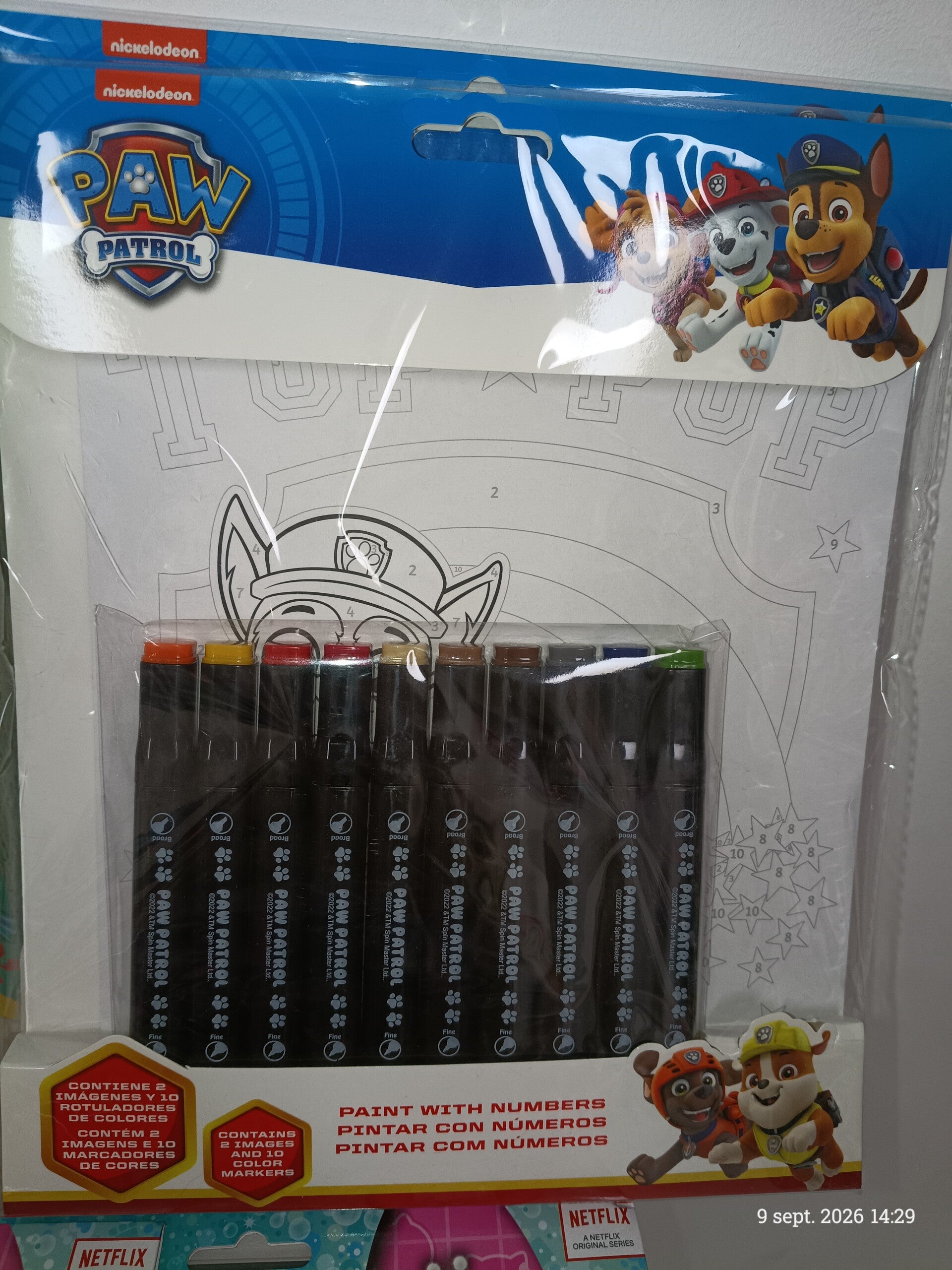 Set coloriage avec 10 feutres