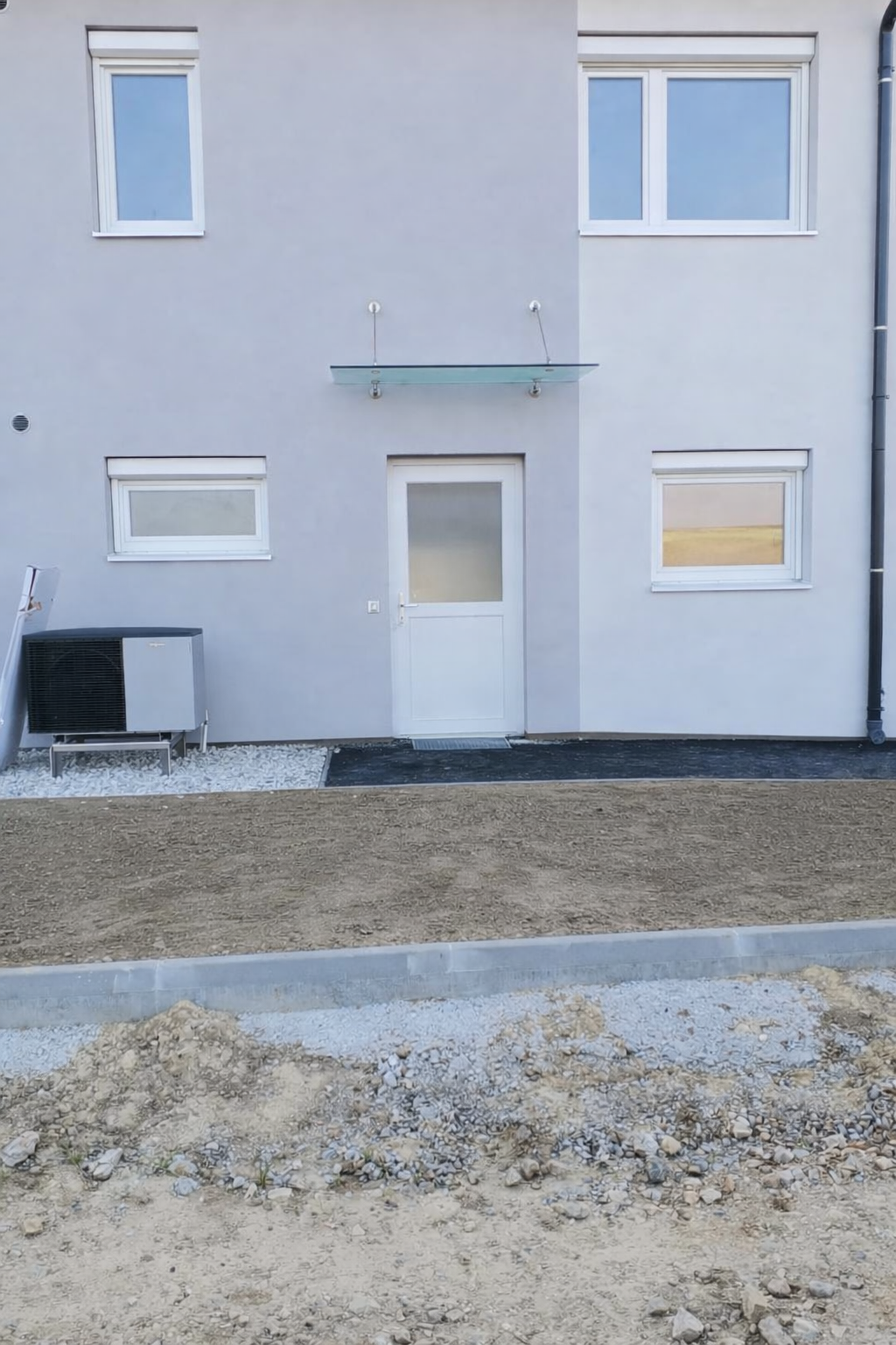Glas Vordach