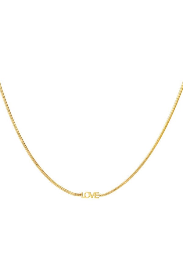 Ketting LOVE goud