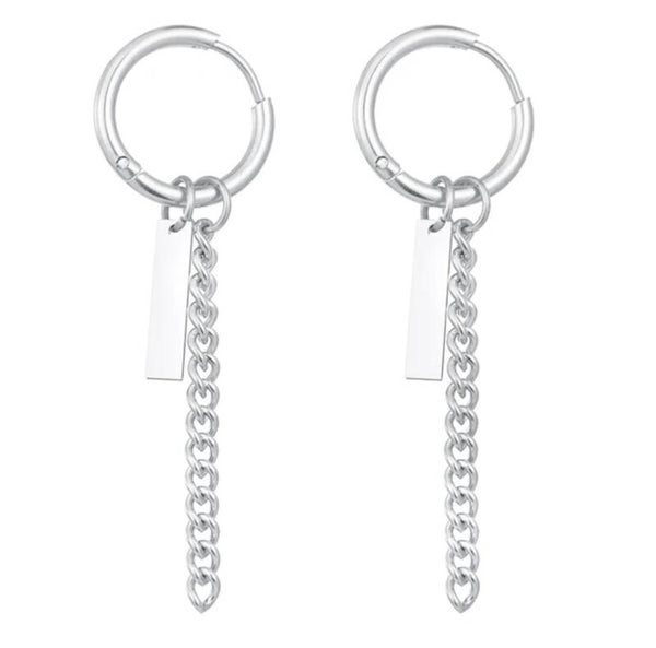 Oorbellen zilver tag