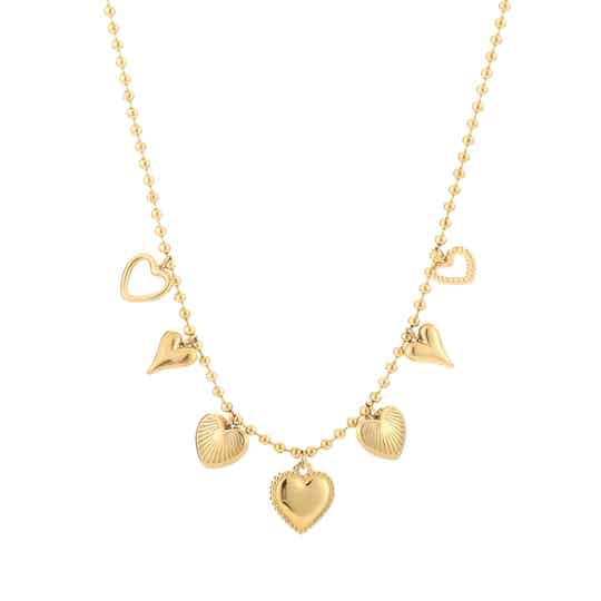 Bedel ketting LOVE goud