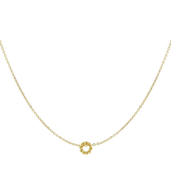 Ketting met gedraaide bedel